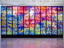 Brian Clarke the World’s Leading Artist Working in Stained Glass Opens Show in London