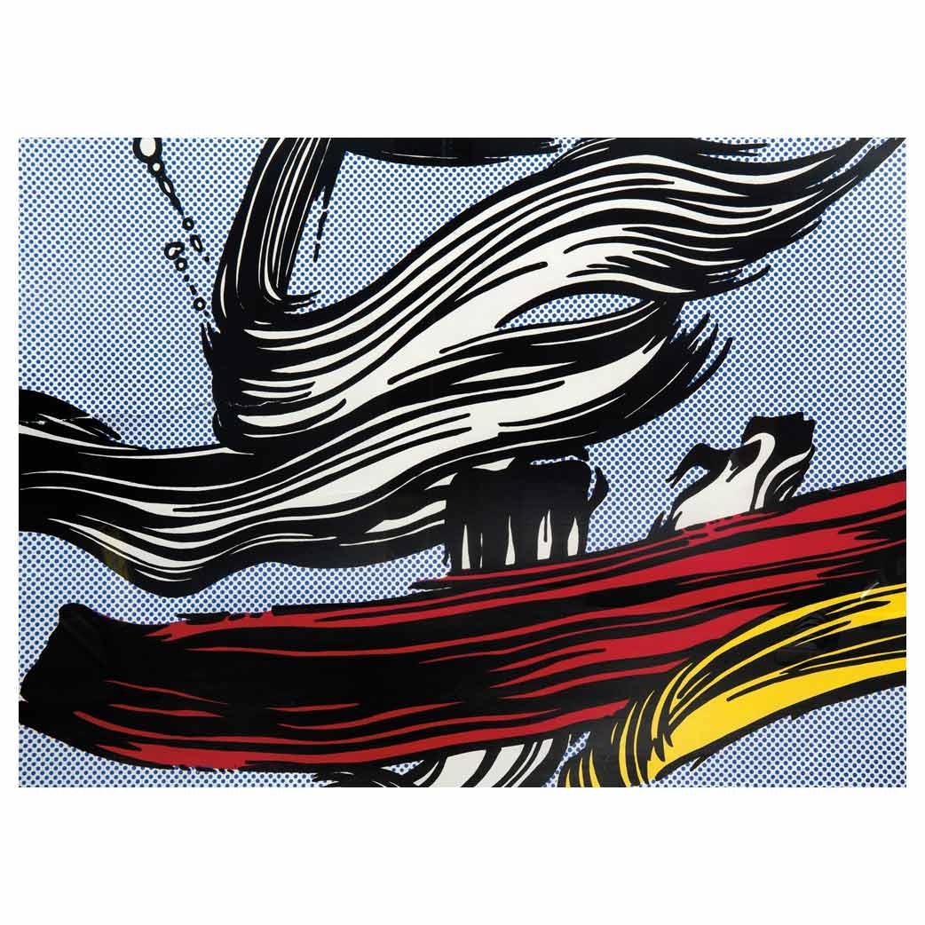 Brushstrokes Poster, de la serie Brushstrokes prints by Roy Lichtenstein, 1967
