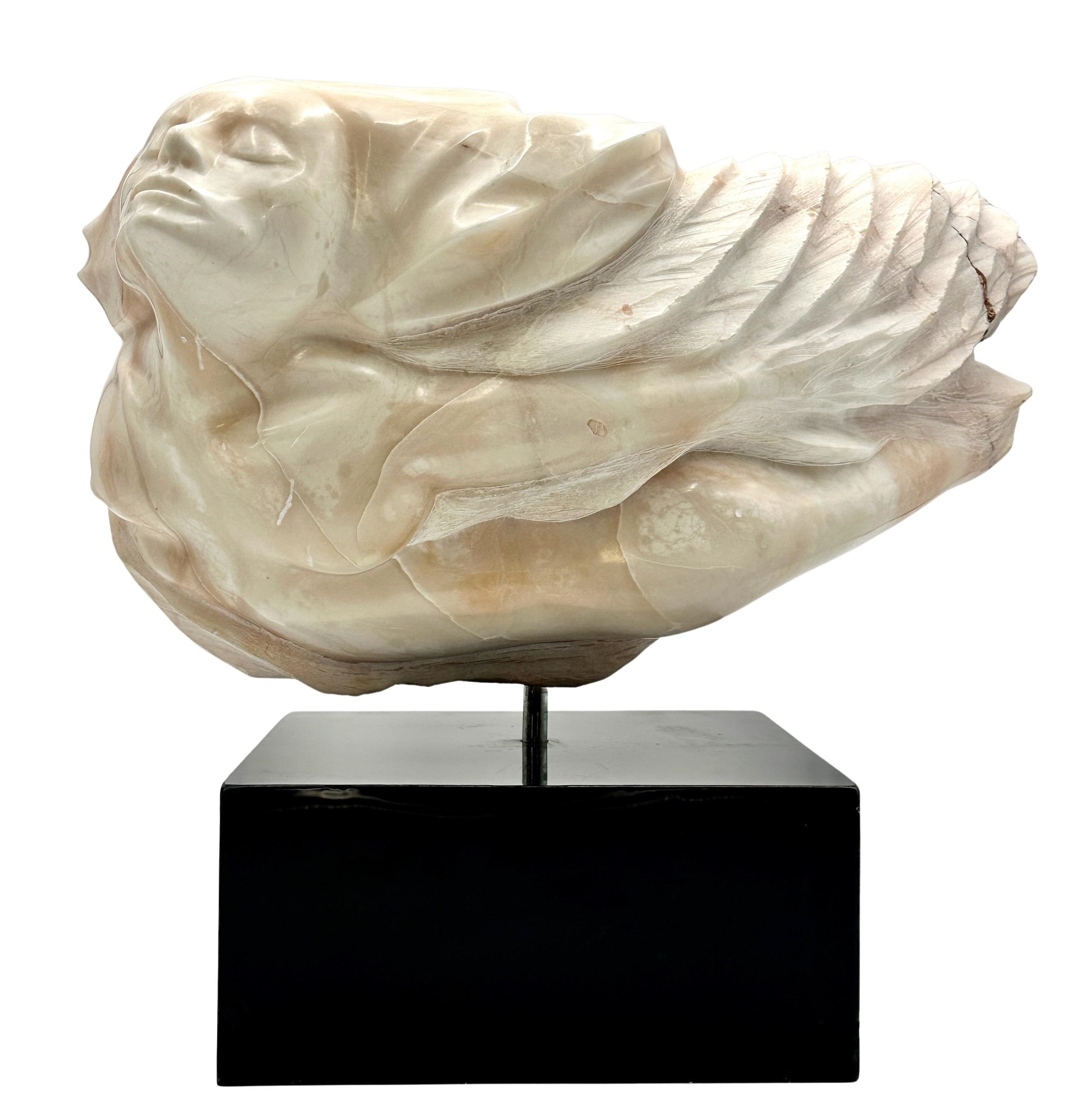 Bryan Ross | Bryan Ross Alabaster Sculpture of a Bust | MutualArt