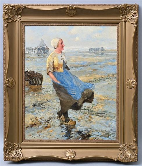 Alexander Rau | Crevettenfischer im Watt | MutualArt