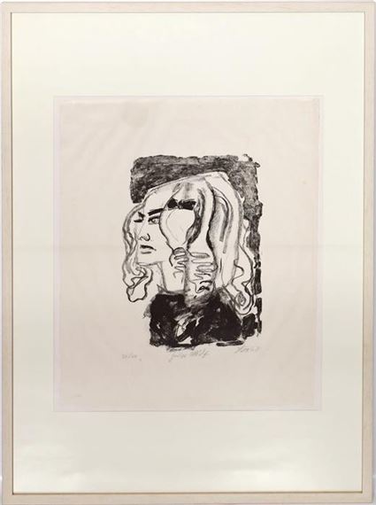 Junges Mädchen by Otto Dix, 1968