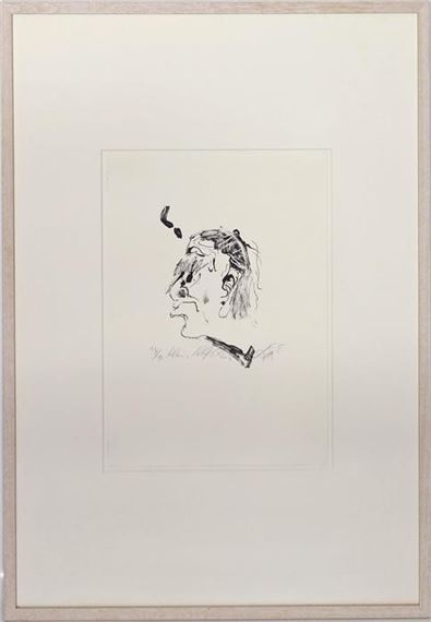 Kleines Selbstbildnis by Otto Dix, 1968