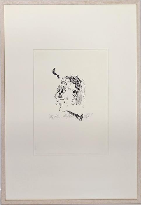 Artwork by Otto Dix, Kleines Selbstbildnis, Made of Lithographie