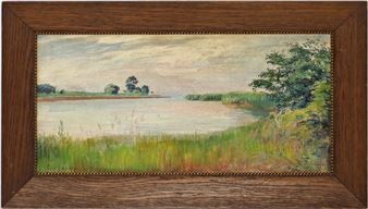 Impressionistisches Seeufer - Louis Constant Guillaume