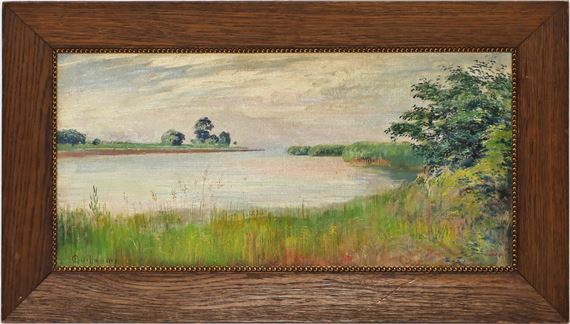 Impressionistisches Seeufer by Louis Constant Guillaume