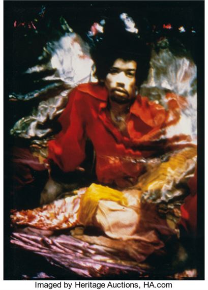 Ira Cohen | Jimi Hendrix in the Mylar Chamber (1969) | MutualArt