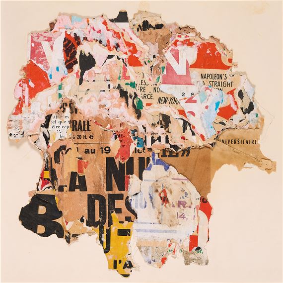 "Combat". by Wolf Vostell, 1960