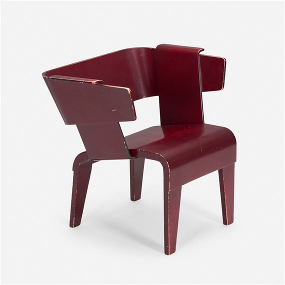 Danish chair by Gerrit Rietveld, circa 1946-1950