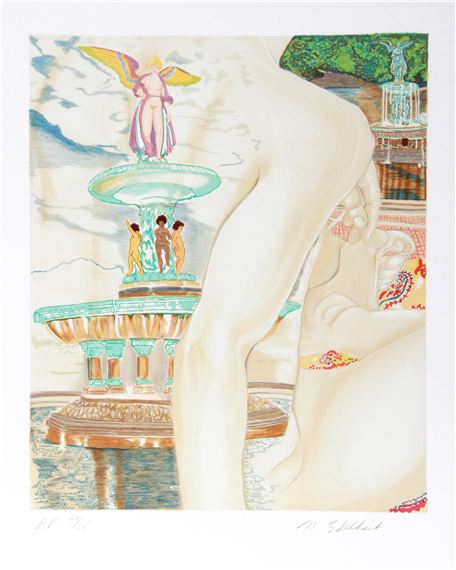 BETHESDA FOUNTAIN by Martha Edelheit, circa 1979