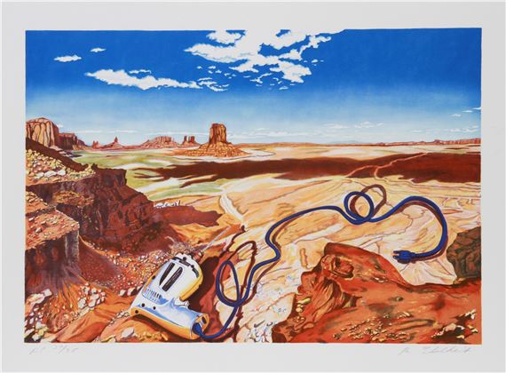 TOOL IN LANDSCAPE by Martha Edelheit, 1979