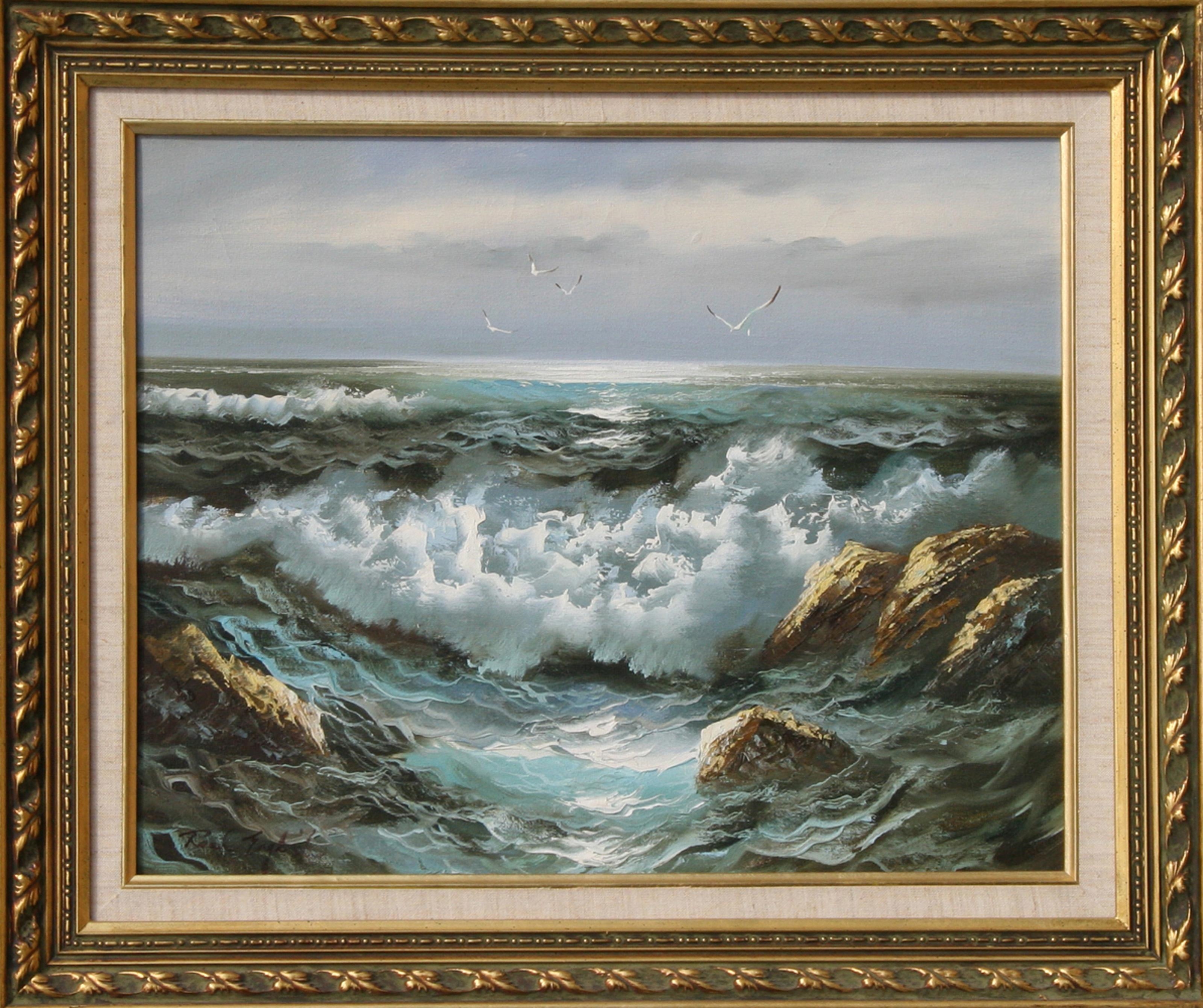 Roal English | UNTITLED - WAVES CRASHING (ca. 1970) | MutualArt