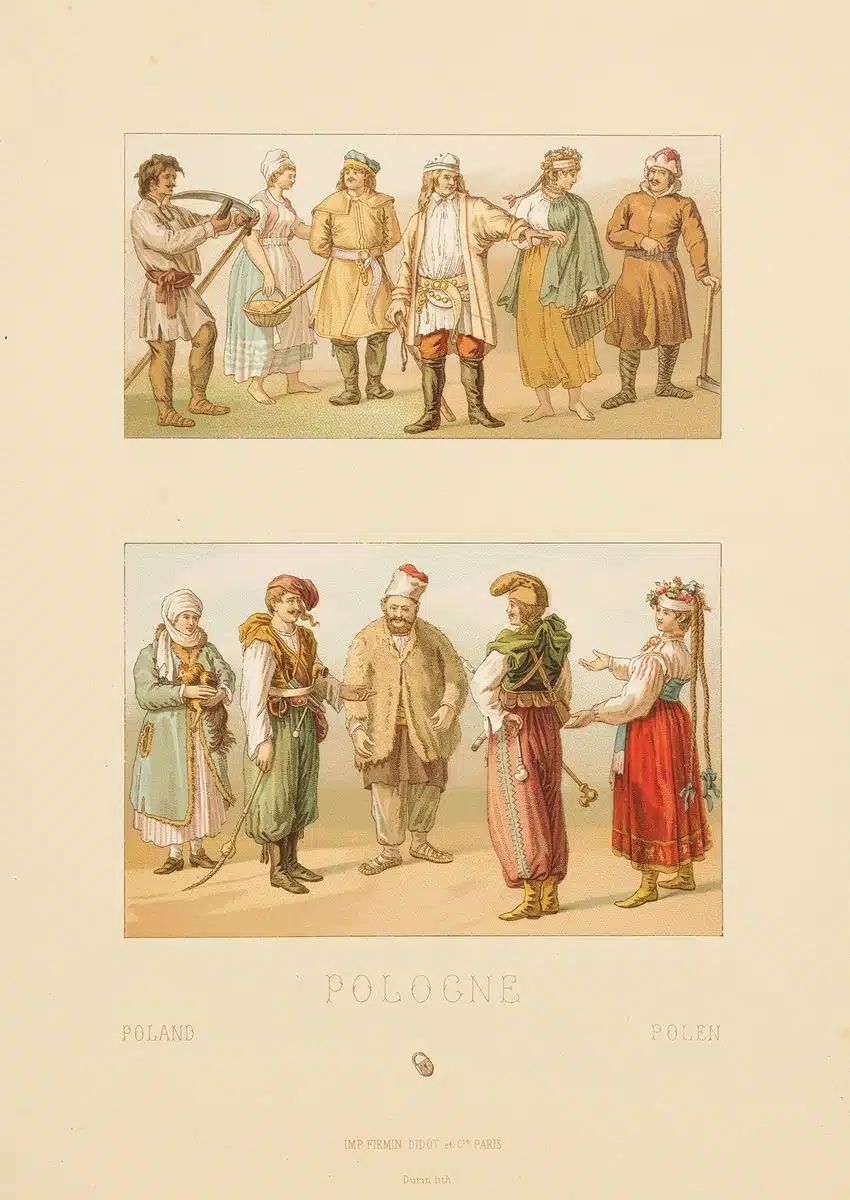 Auguste Racinet | STROJE POLSKIE (1888) | MutualArt