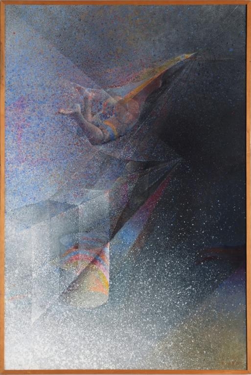 Artwork by Arnaldo Coen, La hora se ilumina, Made of acrylic on canvas