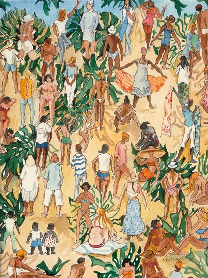 Pattern of People by Elaine Wreford, 1992