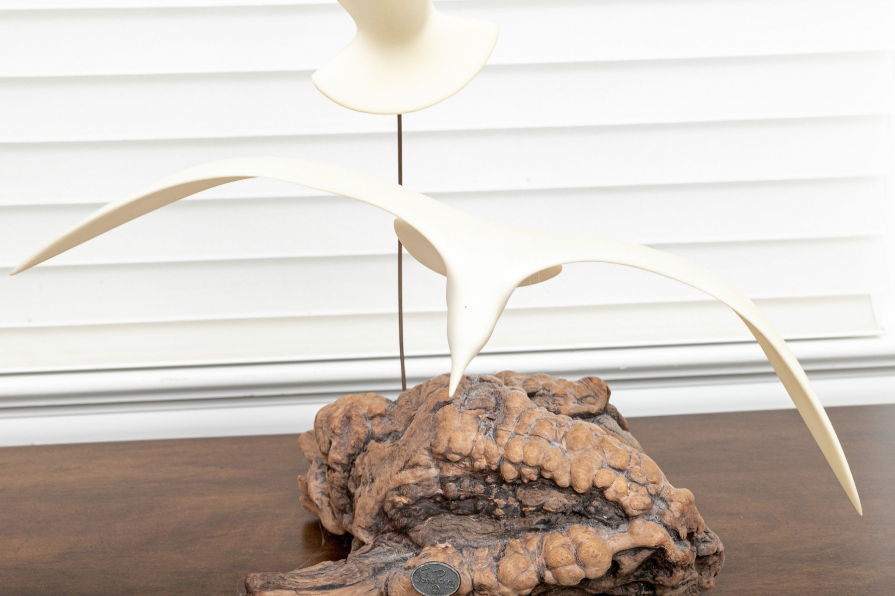 John Perry | John Perry Resin And Driftwood Sculpture Of Seagulls ...