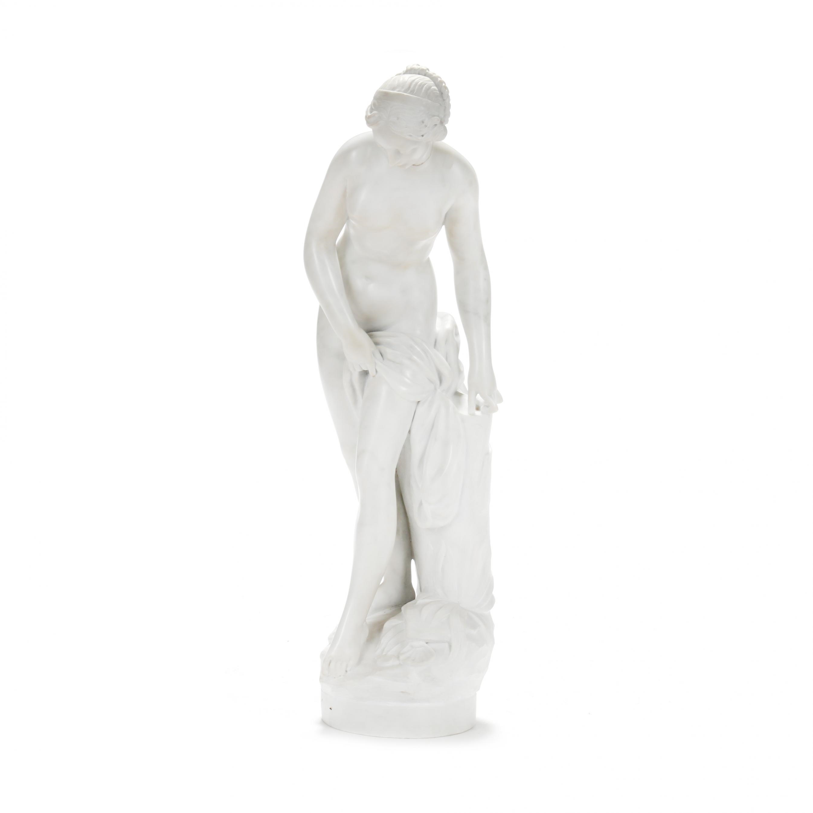 Étienne-Maurice Falconet | Marble Statue of La Baigneuse (The Bather ...