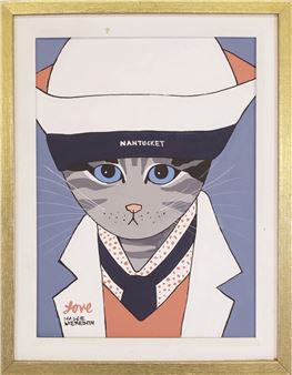 Nantucket Blue Eyed Cat - Maggie Meredith