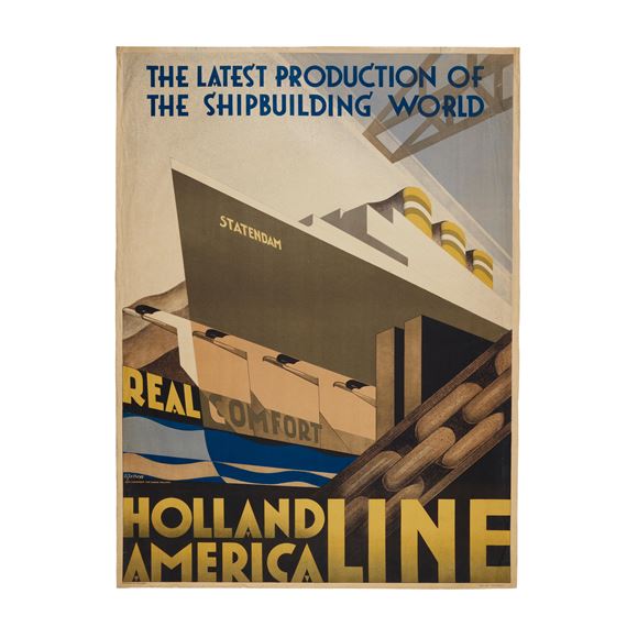Holland America Line/Statendam by Adriaan J. van't Hoff, 1928