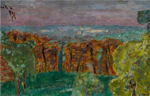 Pierre Bonnard | BOIS EN AUTOMNE (Circa 1939) | MutualArt