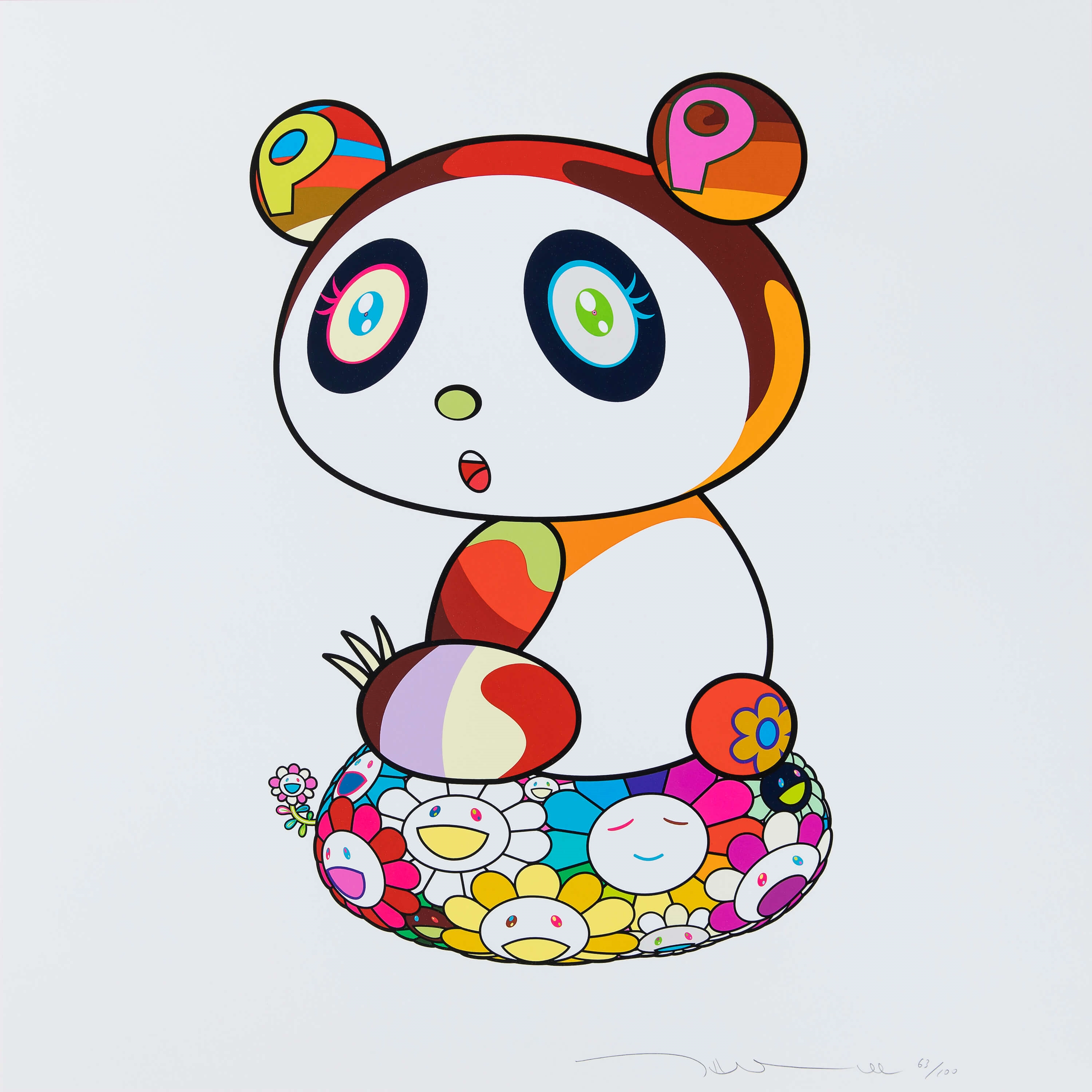 Takashi Murakami Panda-chan Hoyoyo Zzzzz Print (Signed, Edition of
