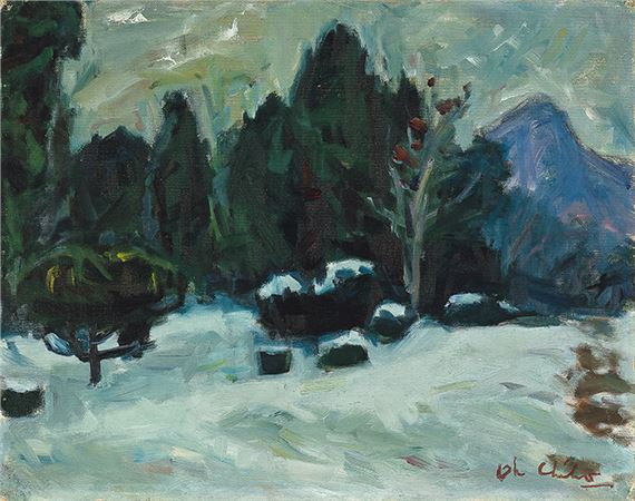 Snow scene by Oh Chi-Ho