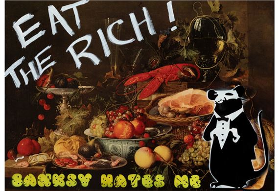 Eat The Rich by Banksy Hates Me, 2022