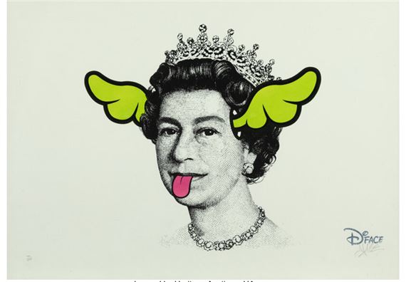 D Face Dog save the Queen 2006 MutualArt