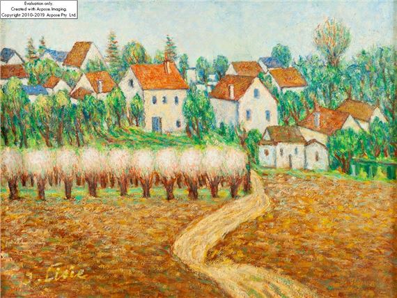 Orchard in bloom - Isaac Lisie