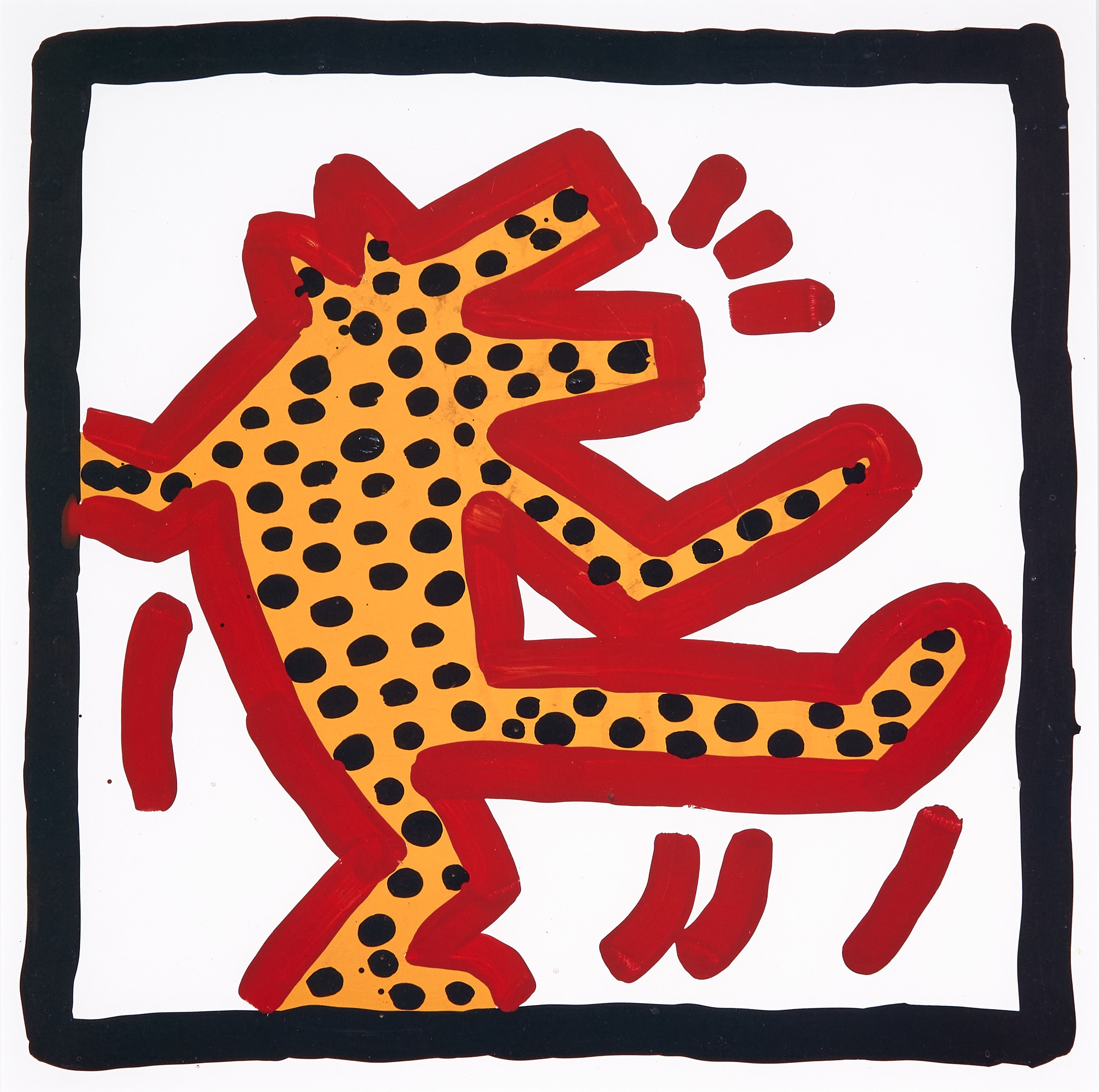 Untitled (Dog) by Keith Haring