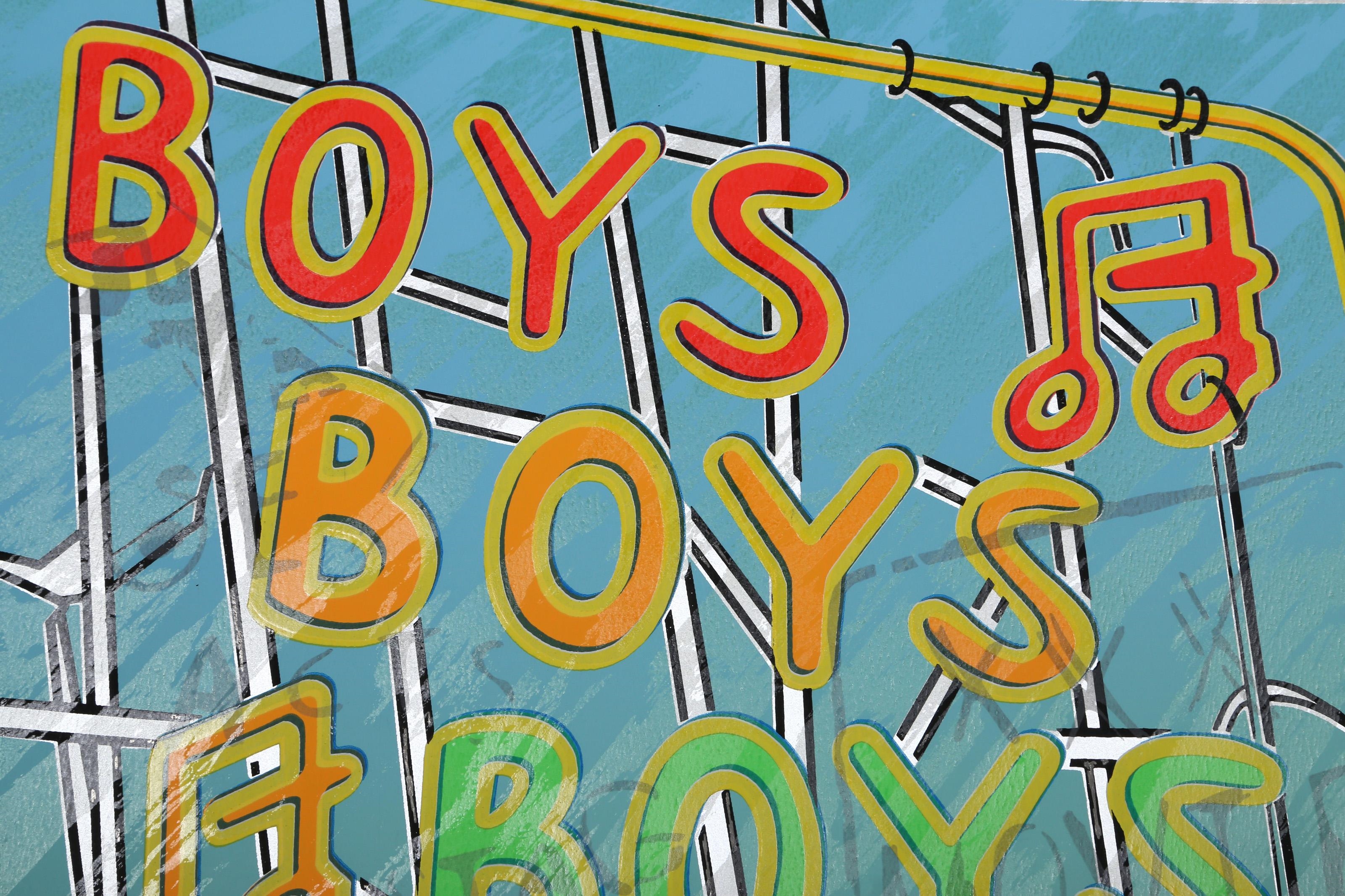 Artwork by Cindy Wolsfeld, BOYS, Made of SCREENPRINT