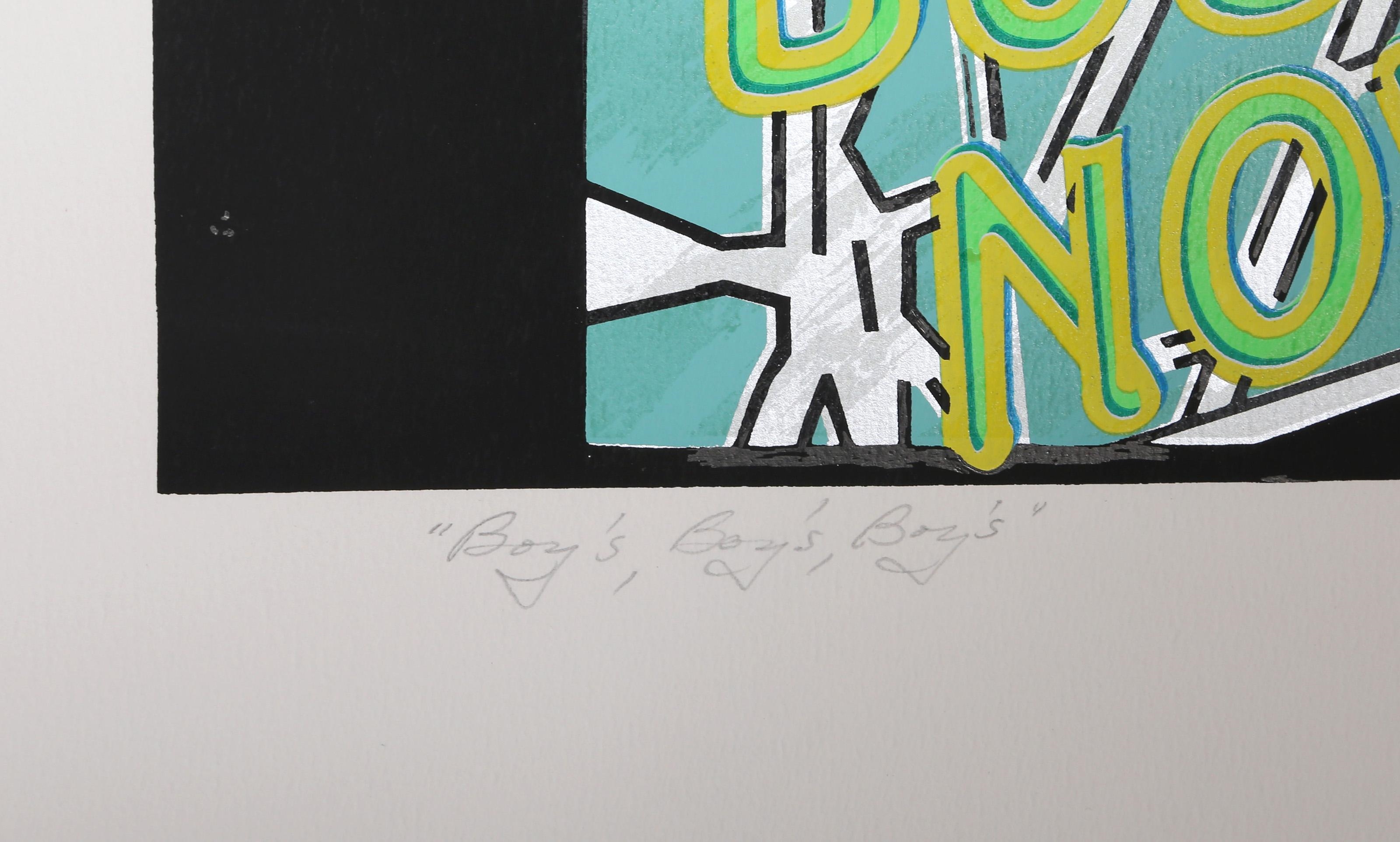 Artwork by Cindy Wolsfeld, BOYS, Made of SCREENPRINT