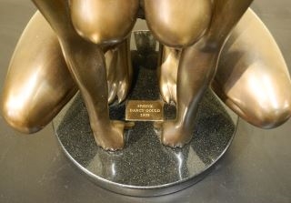 Artwork by Darcy Gould, Sphinx, Made of Bronze, Marble