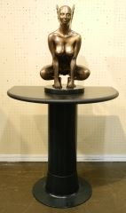 Artwork by Darcy Gould, Sphinx, Made of Bronze, Marble