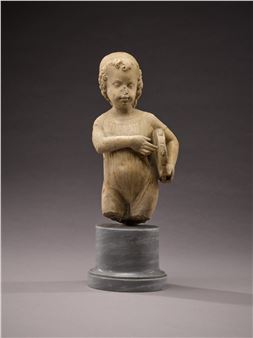 Child with tambourine - Antonio Rizzo