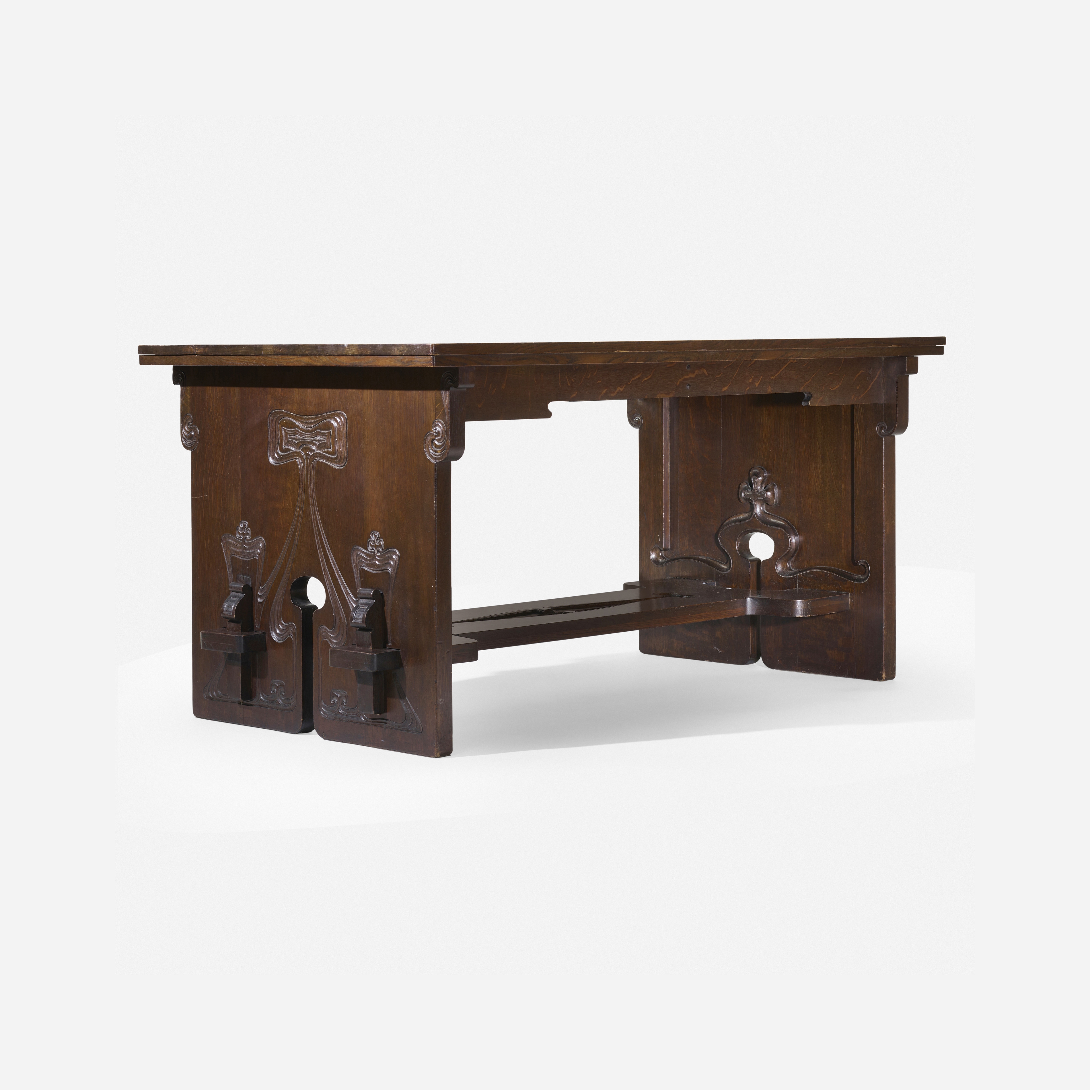 Charles Rohlfs | Rare and Important library table (1907) | MutualArt