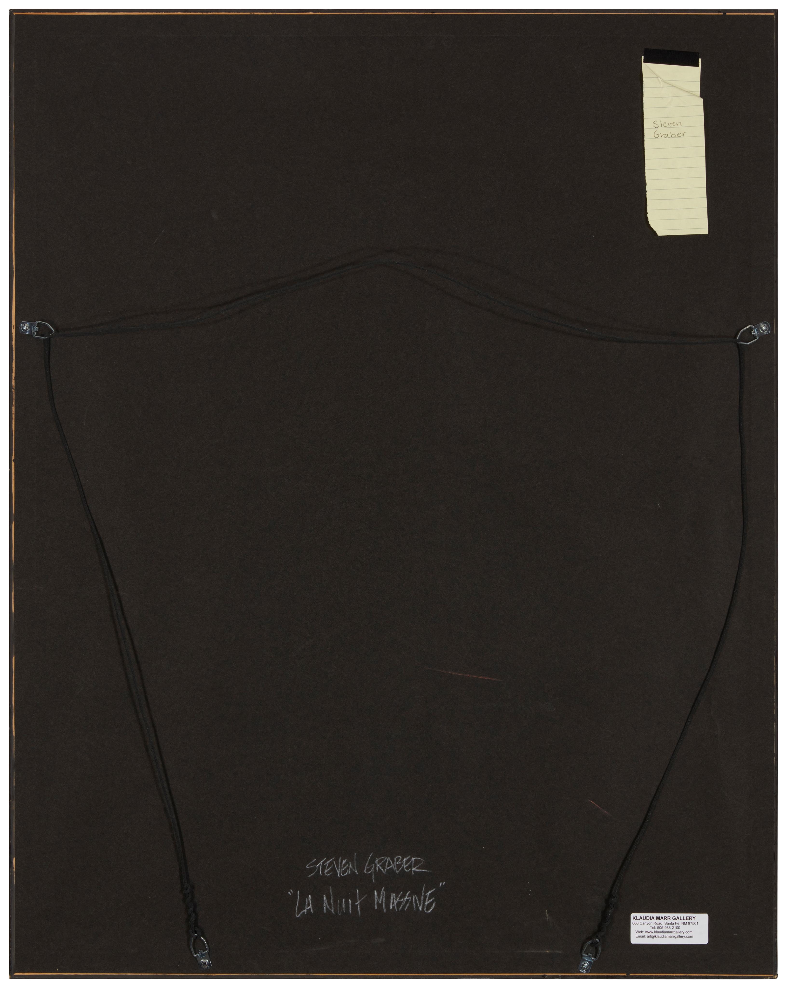 Artwork by Steven Graber, "La Nuit Massive", Made of Charcoal on paper