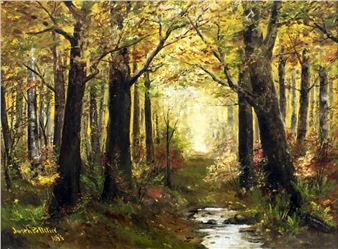 Forest Landscape - Laurent Joseph Pelletier