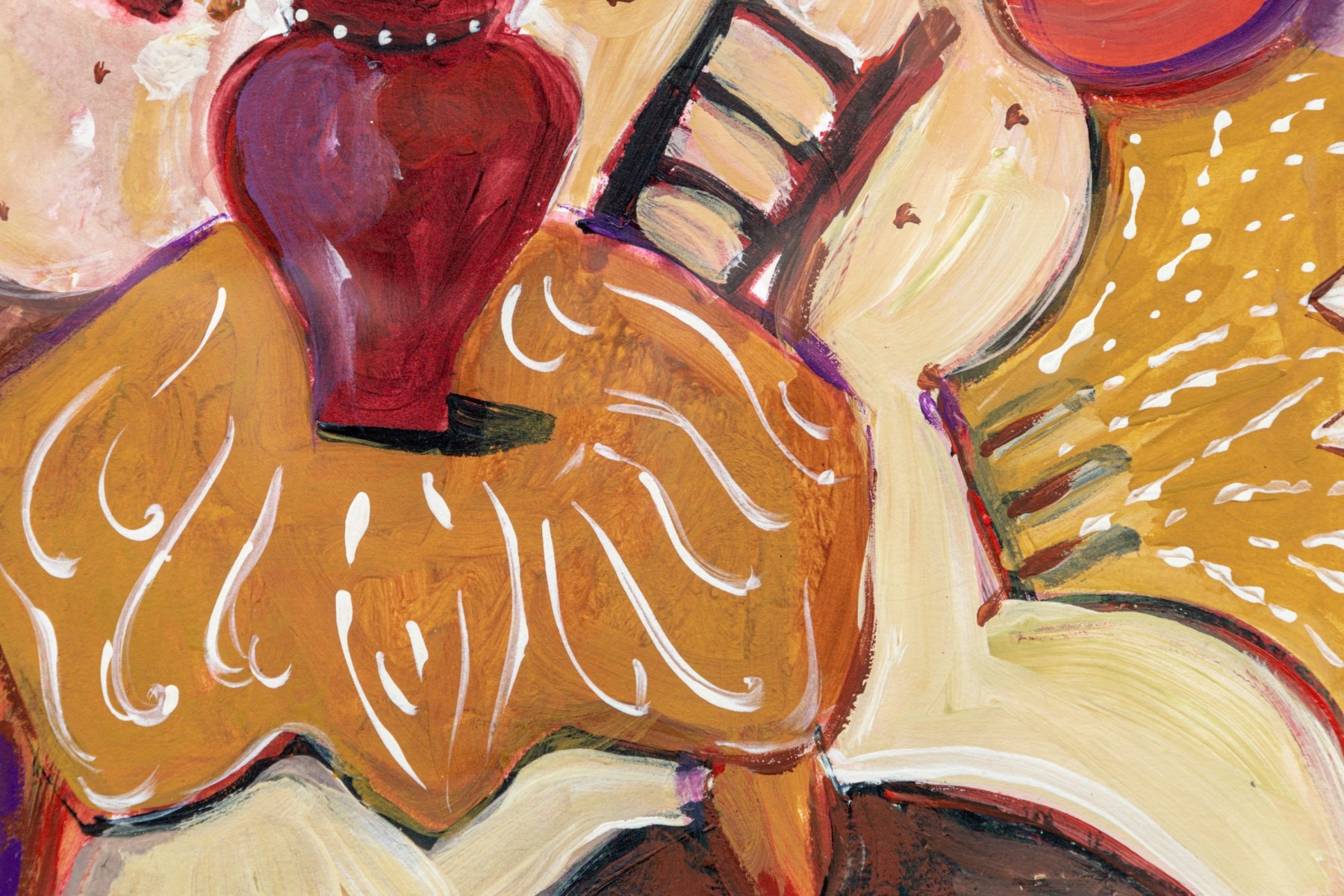 Artwork by Joyce Lieberman, Joyce Lieberman (Am., Made of gouache on paper