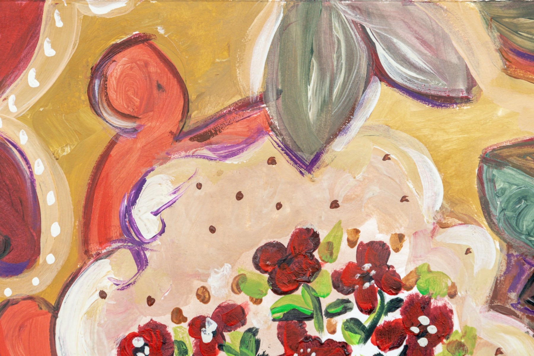 Artwork by Joyce Lieberman, Joyce Lieberman (Am., Made of gouache on paper