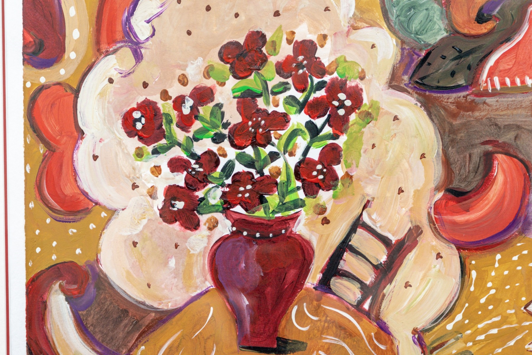 Artwork by Joyce Lieberman, Joyce Lieberman (Am., Made of gouache on paper