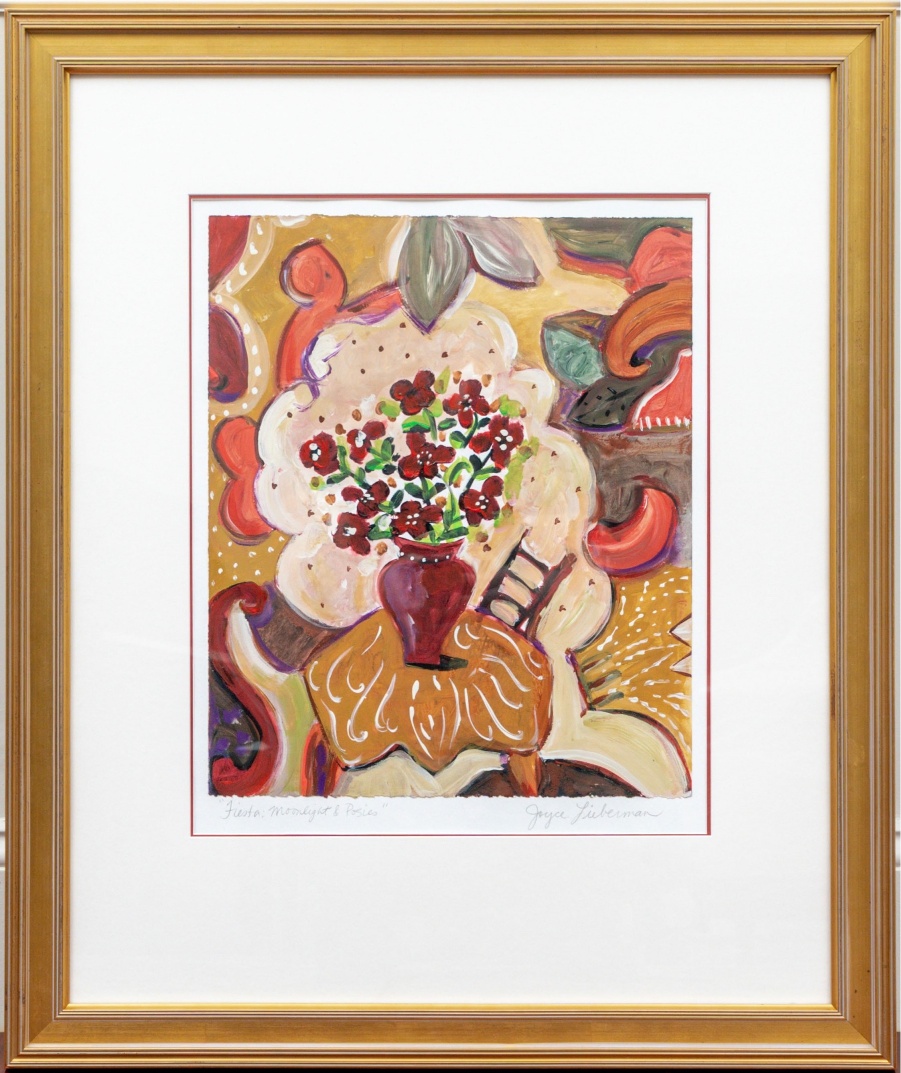 Artwork by Joyce Lieberman, Joyce Lieberman (Am., Made of gouache on paper