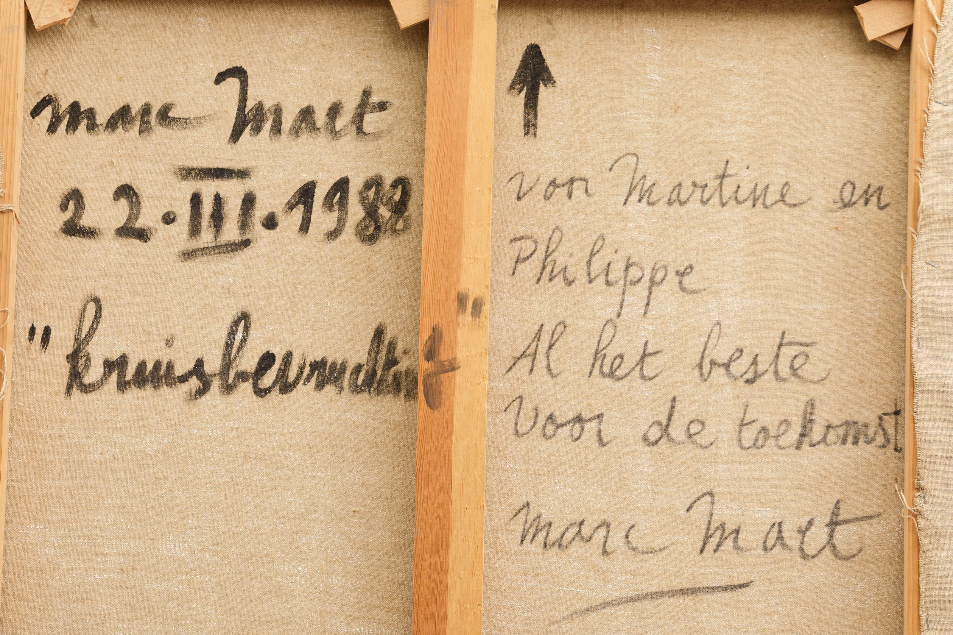 Artwork by Marc Maet, Kruisbevruchting, Made of Oil on canvas