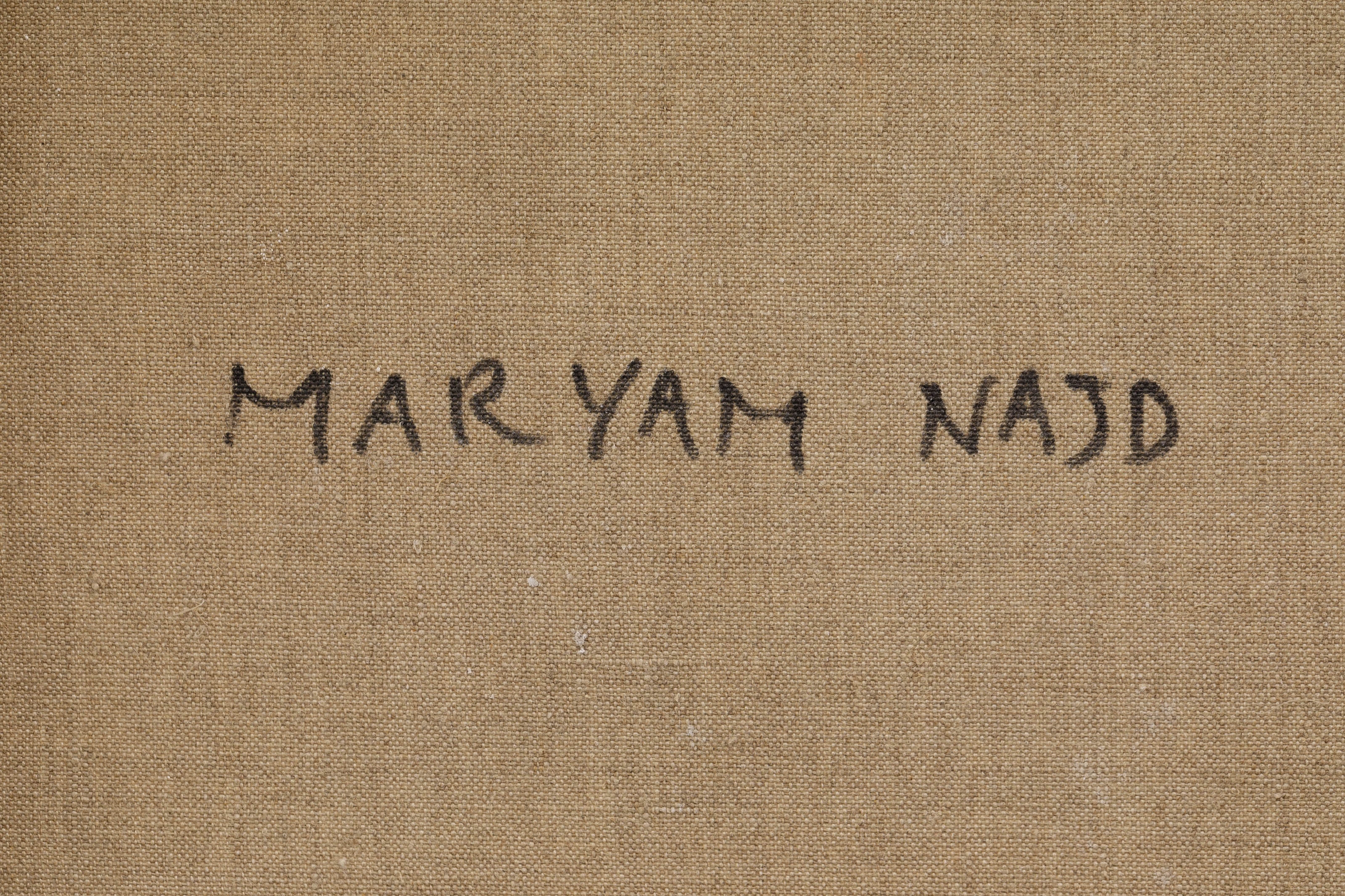 Artwork by Maryam Najd, The mirror, Made of Oil on canvas