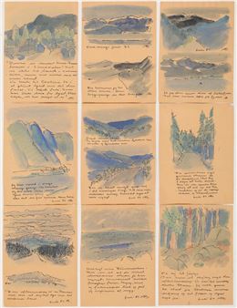 Sketch sheets from Norway - Arne Bødker