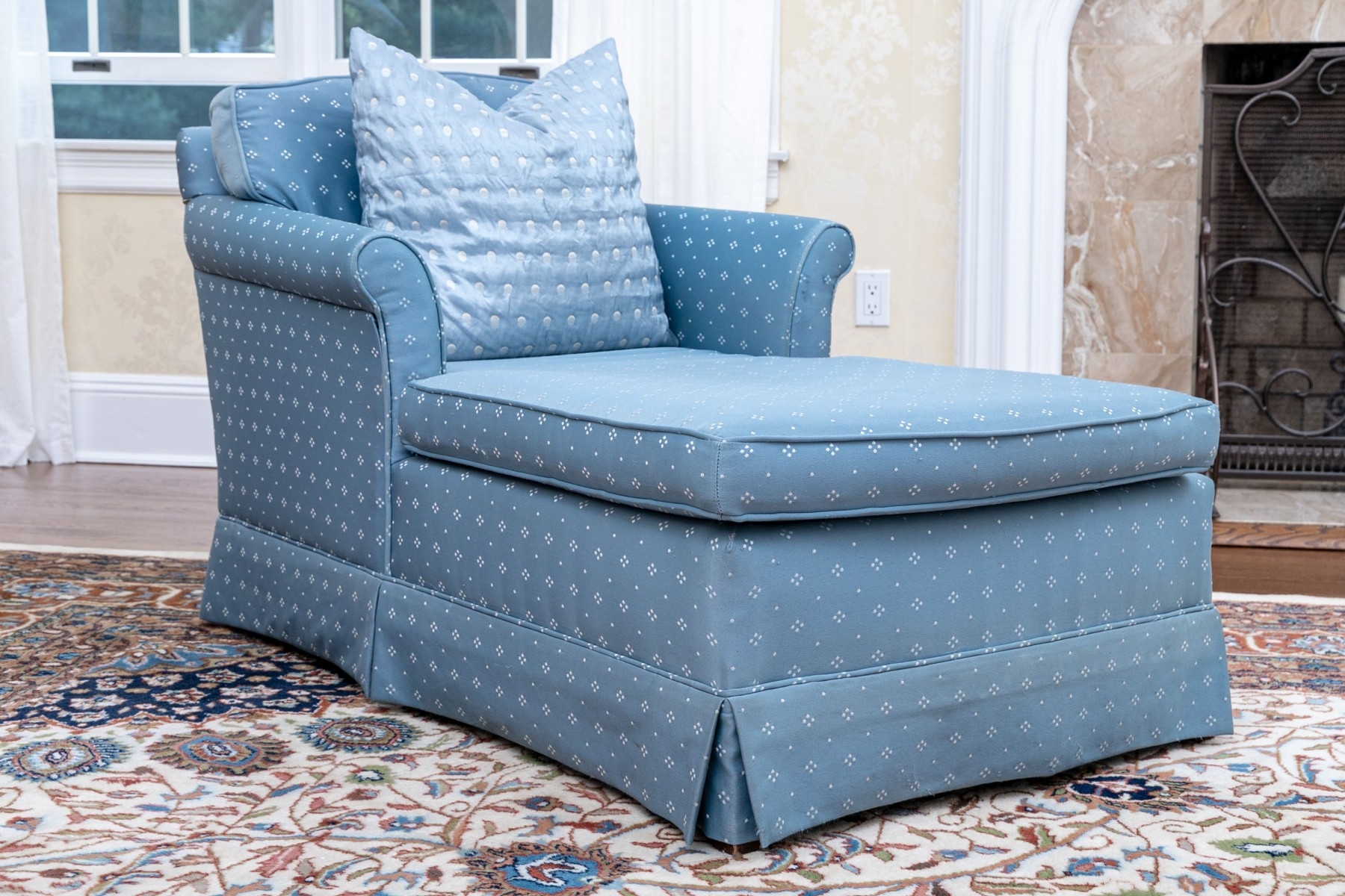 Ethan Allen | Ethan Allen Chaise Lounge Chair -Upholstery Project ...