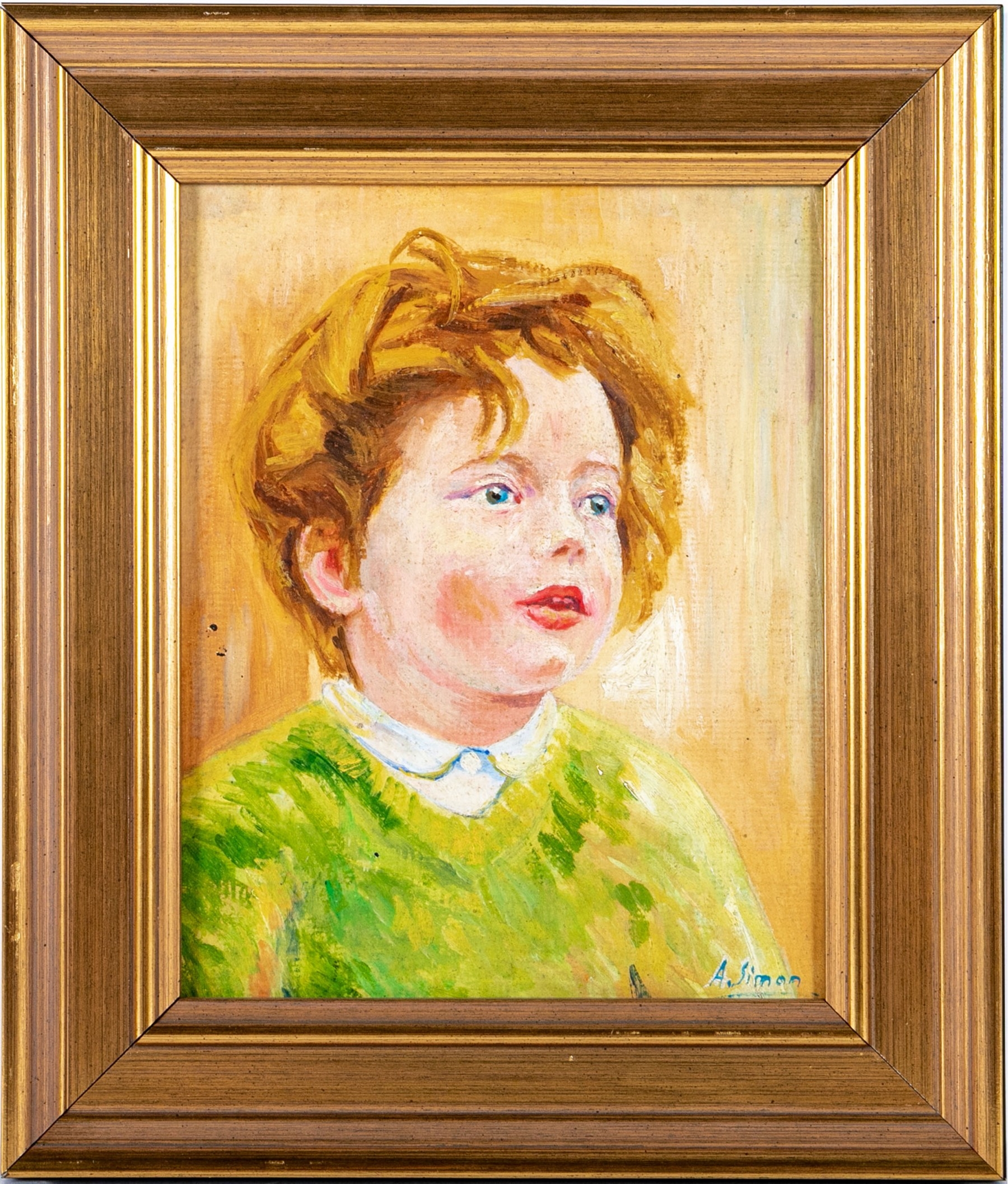 Artwork by Andre Simon, Andre Simon (French, Made of oil on board