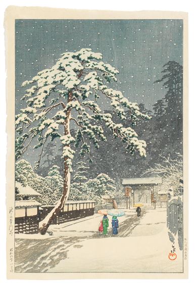 Showa era by Hasui Kawase, dated 1931