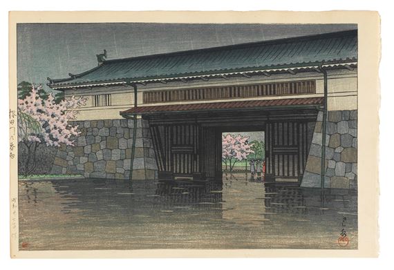 Showa era by Hasui Kawase, dated 1952