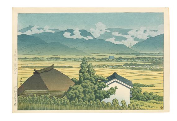 Showa era by Hasui Kawase, dated 1947