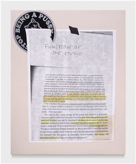 Frances Stark: Serve the Dominant Ideology or Stop Being a Pussy - Gladstone Gallery, New York (24th Street)